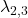 \lambda_{2,3}